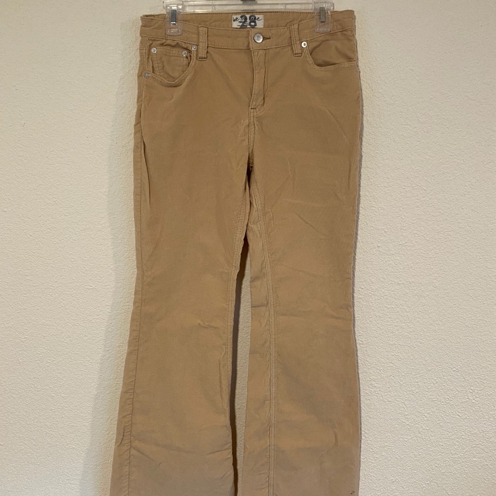 FREE PEOPLE Tan Corduroy Bell Bottoms